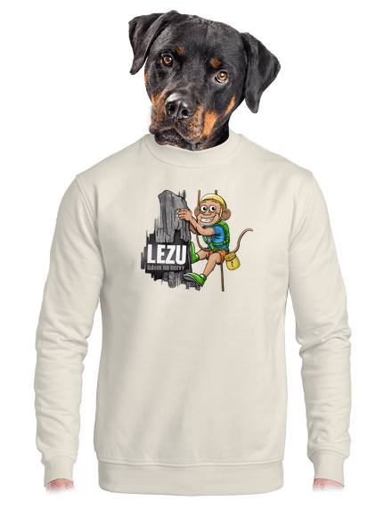 Lezu na nervy unisex mikina bez kapuce Off White