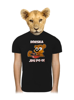 Dneska jdu po o dětské sportovní tričko Black