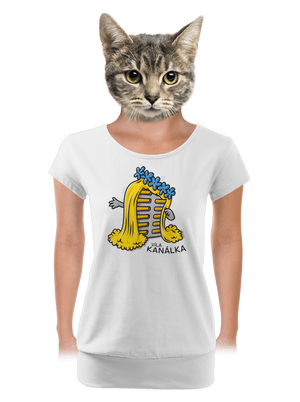 dámské tričko s lemem