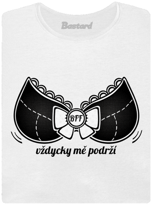 Podprsenka dámské tričko s lemem White