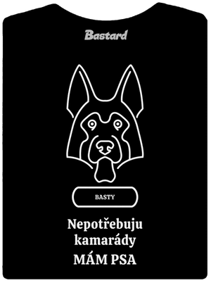 Nemůžu, mám psa dámské tričko Black