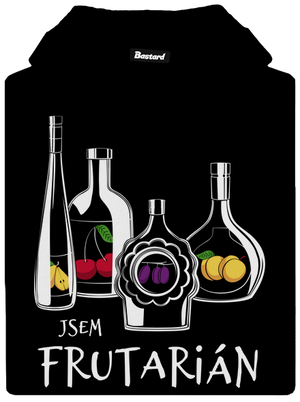 Frutarián dámská mikina klokanka Black