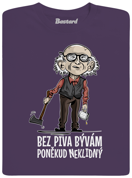 Neklidný bez piva pánské tričko Urban Purple