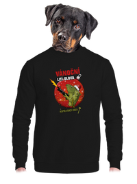 unisex mikina bez kapuce