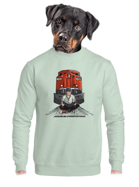 unisex mikina bez kapuce