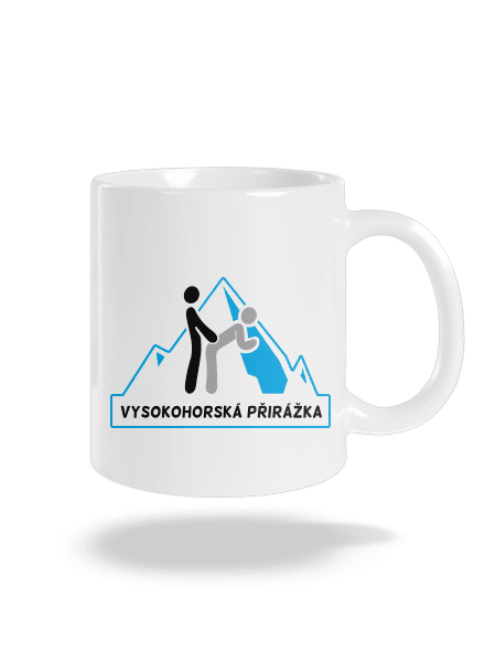 Vysokohorská přirážka klasický hrnek White