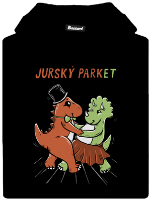 Jurský parket dětská mikina klokanka Black