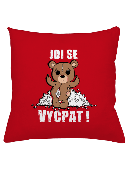 Jdi se vycpat polštář Red