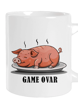 Game ovar velký hrnek White