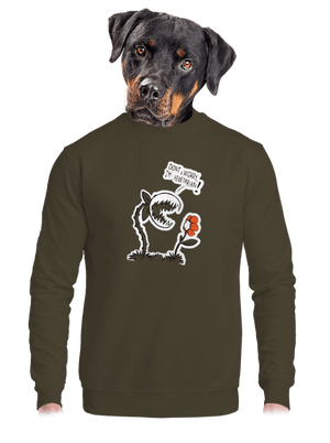 unisex mikina bez kapuce