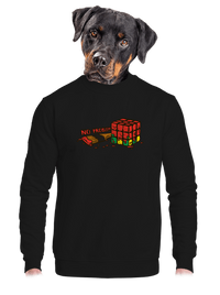 unisex mikina bez kapuce