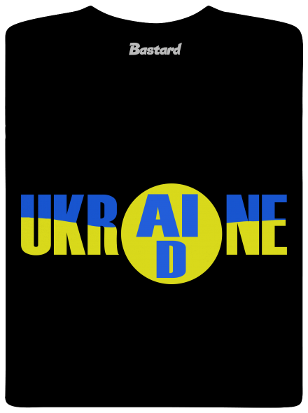 Ukrajina - AID pánské dlouhý rukáv Black