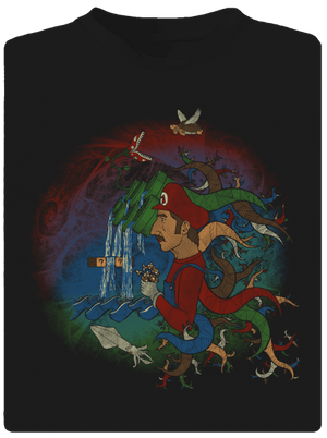 Marios Trip dětské sportovní tričko Black