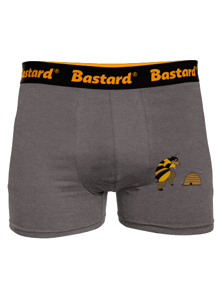 Pan včelka boxerky Gray Melange