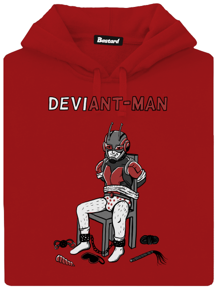 DeviAnt-man dámská mikina klokanka Red Mal