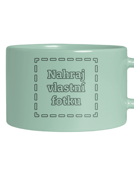 Vlastní potisk hrnek makronka Mint Macaron