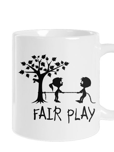 Fair play klasický hrnek White