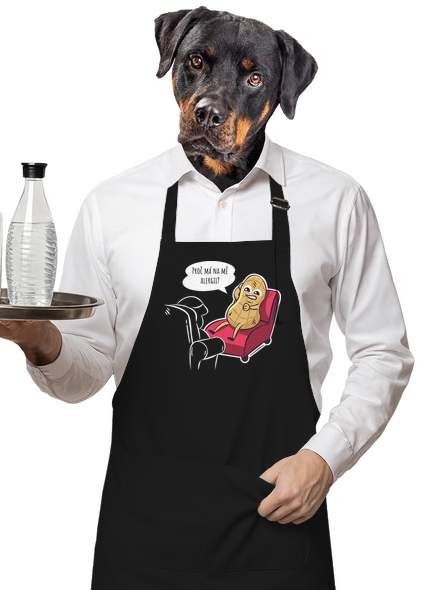 Alergeny u psychologa zástěra Black