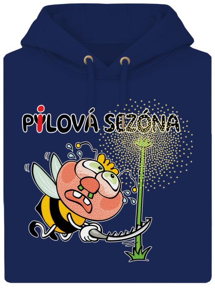 Pylová sezóna unisex mikina premium Navy