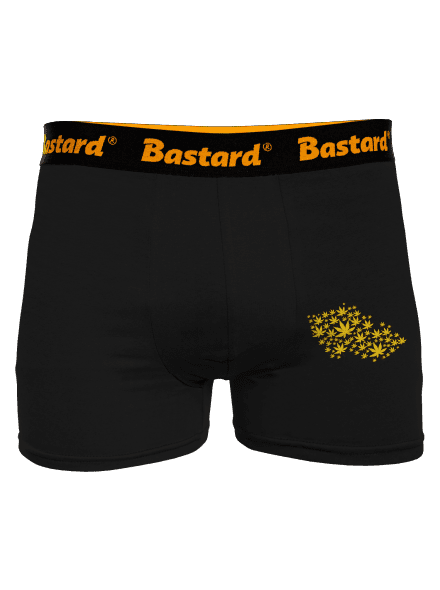 Ganja country boxerky Black