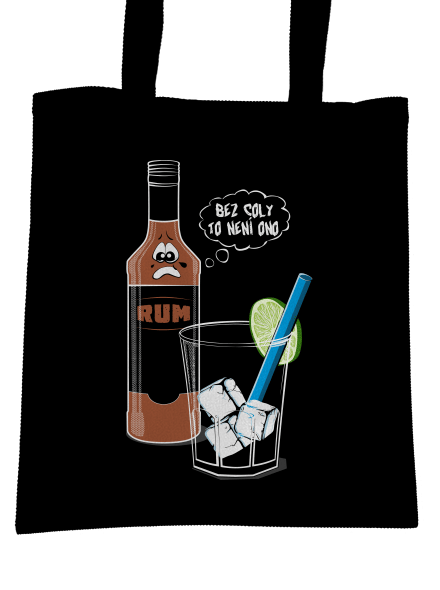 Rum a Cola taška Black