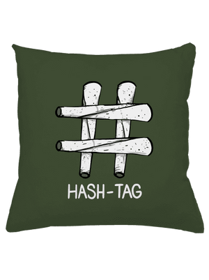 Hash tag polštář Olive Green