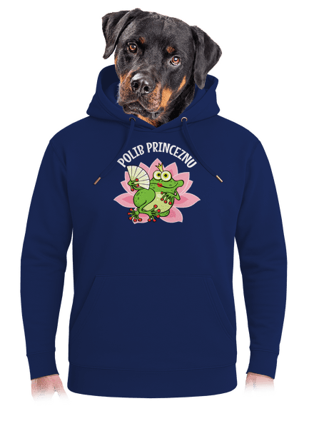 Polib princeznu a prince unisex mikina premium Navy