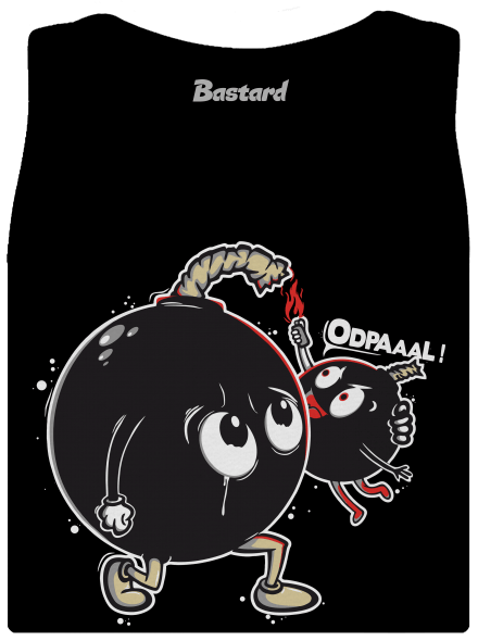 Bomby dámské tílko klasické Black