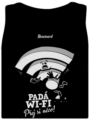 Padá wi-fi dámské tílko klasické Black