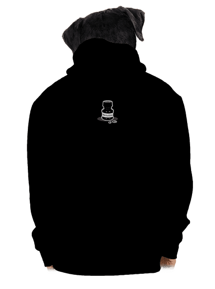 Netušim pánská mikina na zip Black