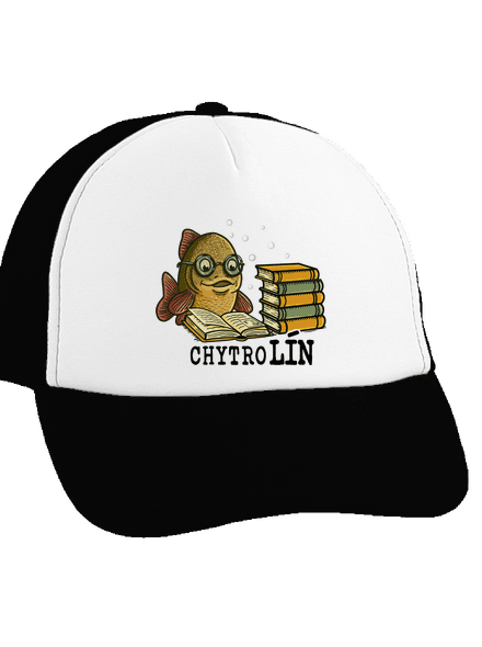 Chytrolín kšiltovka truckerka Black cap