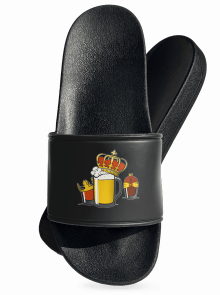 Tři králové pantofle Black