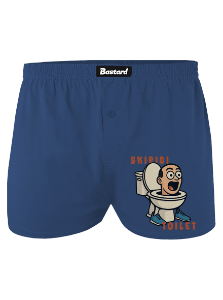 Skibidi Toilet pánské trenky Blue