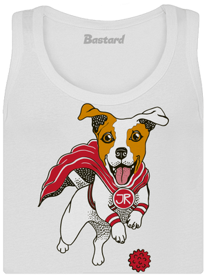 Jack Russell dámské tílko klasické White