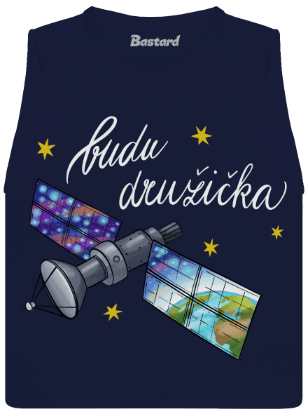 Budu družička dámské tílko volné Navy