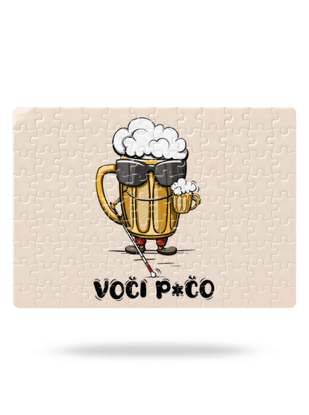 Voči p*čo puzzle White