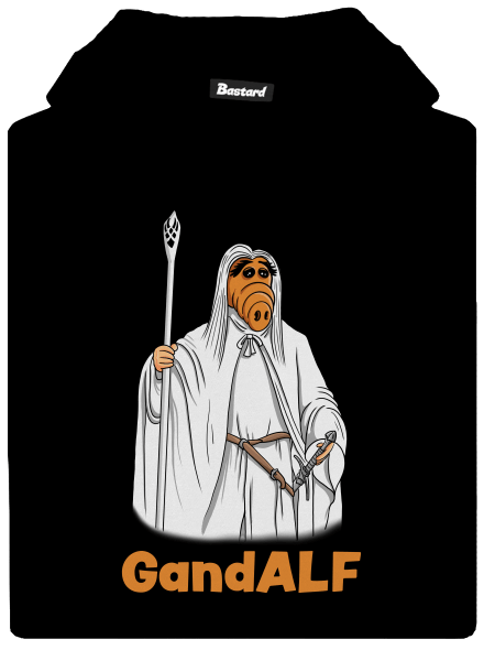 GandALF dětská mikina klokanka Black