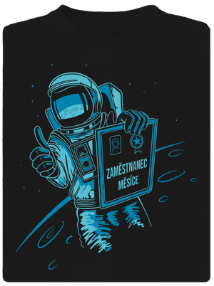 Zaměstnanec měsíce dětské sportovní tričko Black