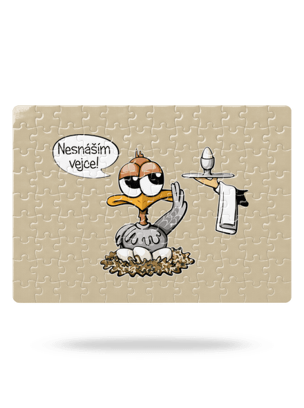 Nesnáším vejce puzzle White