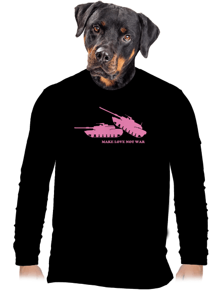 Tanky pánské dlouhý rukáv Black