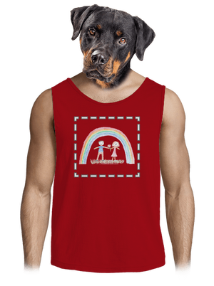 Dětské kresby - nahraj vlastní pánské tílko Red