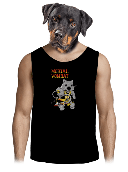 Mortal Vombat pánské tílko Black