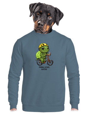 Pohoda, klídek unisex mikina bez kapuce Nordic Blue