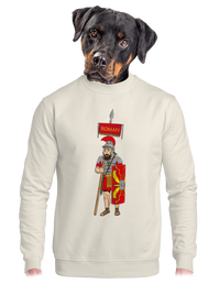 unisex mikina bez kapuce