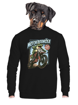 unisex mikina bez kapuce