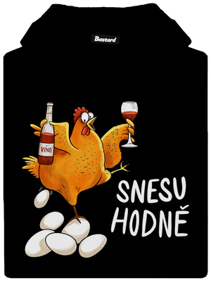 Snesu hodně pánská mikina klokanka Black