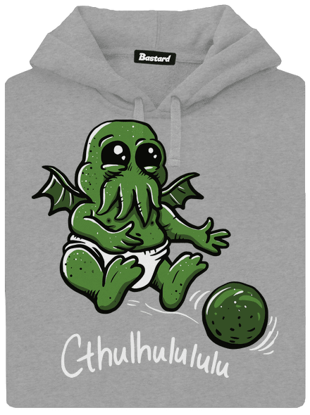 Cthulhululu pánská mikina klokanka Light Melange