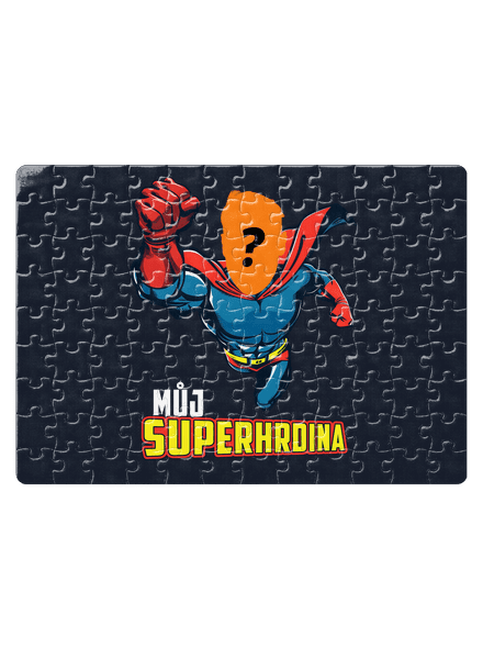 Můj superhrdina puzzle White