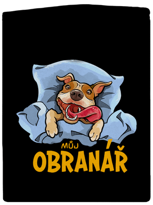 Můj obranář dámská mikina na zip Black