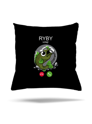 Ryby volají polštář Black
